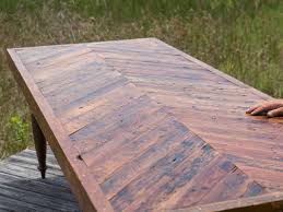 Use a table saw to trim the leg blanks to final width and thickness. How To Build A Dining Table With Reclaimed Materials How Tos Diy