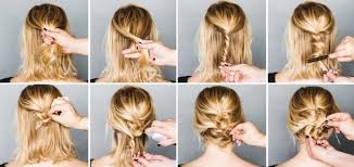 Cheveux blonds sur les épaules. Comment Faire Une Coiffure Facile Cheveux Mi Longs Archzine Fr