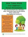 How Trees Work" Free Kids Nature Presentation | Kenilworth, NJ ...