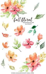 Fall Floral Clipart Watercolor Autumn Clipart Thanksgiving Invitation Bouquet Clipart Fall Winter Wedding Clip Art Digital Flower Border Flower Clipart Clip Art Wedding Clip