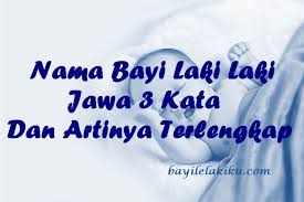 Sebagai sebuah doa, nama juga menjadi. Nama Bayi Laki Laki Jawa 3 Kata Dan Artinya Terlengkap Bayilelakiku Com Nama Bayi Laki Laki Dan Artinya Islami Kristen Modern
