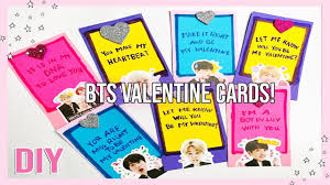 These valentine's day cards are the perfect gift for bts fans. Diy Kpop Bts Valentine Cards Box No Printing Kvday 2021 Collab Youtube