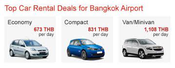 27 km east of downtown bangkok official website: Bangkok Airport Car Rental Cheapest Rental Deals For Bangkok Starting From 18
