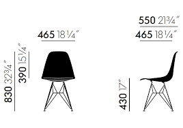 Charles & ray eames, 1950. Eames Plastic Side Chair Dsr Stuhl Vitra Milia Shop