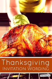 Office lighting kitchen & dining food & drink spirituality & religion. Thanksgiving Dinner Invitation Wording Allwording Com