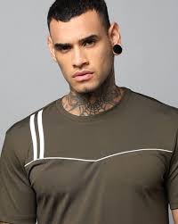 Buy olive Tshirts for Men by Shein Online