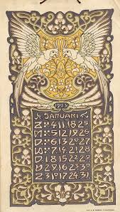 L Visser Kalendar1903 Go Goda 1903 Art Nouveau Calendar By L Visser Art Nouveau Art Vintage Calendar