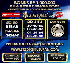 Prediksi Angka Jitu Togel Singapura Kamis 30 Mei 2019 12 Mei 19 Juni 25 April