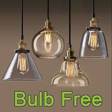 Light Bulb Pendant Light Copper Glass Restaurant Pendant Light Single Pendant Light Vintage Re Clear Glass Pendant Light Glass Pendant Lamp Glass Ceiling Lamps