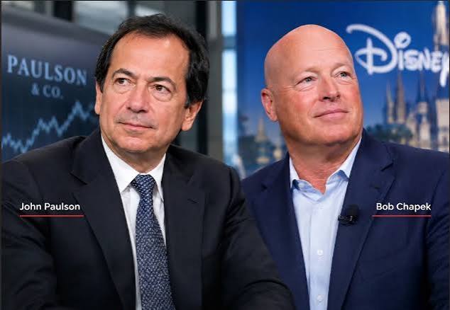 Bob Chapek and John Paulson