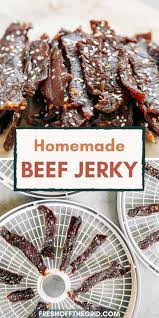 Teriyaki Beef Jerky Recipe Homemade Beef Jerky Beef Jerky Recipes Jerky Recipes