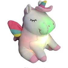 Nikkycozie Light Up Stuffed Unicorn Plush Illuminated Glowing In The Dark Animals Horse Toy Soft Pony Doll For Children Unicorn Plush Animal Plush Toys Animals