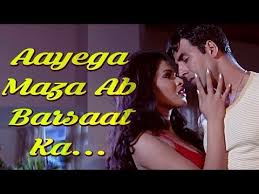 Aayega Maza Ab Barsaat Ka Lyrics Andaaz Movie Song In 2020 Movie Songs Latest Bollywood Songs Songs