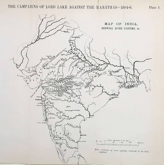 Second Anglo-Maratha War map, river systems — PICRYL - Public Domain Media Search Engine