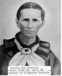 Cynthia Ann (Sorrels) Huckaby (abt.1840-aft.1896)