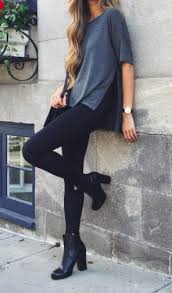Black Ankle Boots Outfit Tumblr Pinterest Stonecolddd Tumblr Stonecoldddkilla Ig Jessiestone Outfits With Leggings Fashion Style