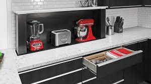 Let us do it for you. Hidden Appliance Storage Systems For The Kitchen Of Today Youtube