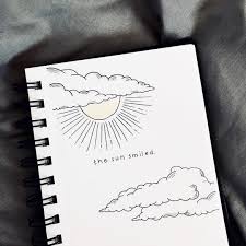 Bullet Journal Quote Page Sun And Clouds Drawing Divjournal Bullet Journal Quotes Cloud Drawing Drawing Journal