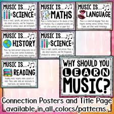 Music Across The Curriculum Posters Tribal Watercolor By Music With Sara Bibee