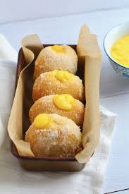 Baked Lemon Curd Filled Donuts Island Bakes Recipe Filled Donuts Lemon Filled Donut Recipe Recipes Using Lemon Curd
