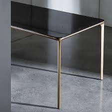 table en verre design extensible slim sovet tisch