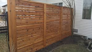 Calgary fence & deck inc. Cedar Privacy Fence Chinook Landscaping Calgary