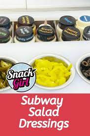 Subway Salad Dressings Subway Salad Sweet Onion Sauce Snacks