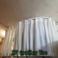 Find great deals on ebay for room divider curtains. Amazon Com Vrss Flexible Bendable Curved Ceiling Curtain Track 5 Meters 16 4 Ft For L Shape U Shape Bay Windows Shower Curtains Room Divider Diy Furniture Decor