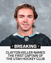 Captain Clayton Keller has a nice ring to it. 🫡 The Utah Hockey Club has  named its first captain!