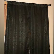 Cheetah print backgrounds are sleezy or sexy? Accents Black Leopard Print Curtains Poshmark
