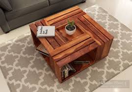 Our coffee table designs are stylish, yet practical and work as smart display units as well as a coffee table. Buy Lynet Coffee Table Honey Finish Online In India Wooden Street