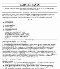 Supplier Quality Engineer Resume Example Livecareer
