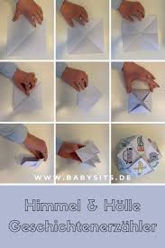 Diy Geschichtenerzahler Himmel Und Holle In 2020 Himmel Und Holle Basteln Himmel Und Holle Basteln
