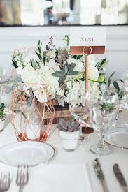 The Okcupid Date That Led To This Wedding Copper Wedding Centerpieces Wedding Centerpieces Wedding Table