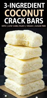 Saccharin, acesulfame, aspartame, neotame, and sucralose. 3 Ingredient Paleo Vegan Coconut Crack Bars Keto Sugar Free No Bake The Big Man S World