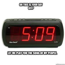 Set Alarm Clock For 7 30 Am Goes Off At 7 30 Pm Scumbag Alarm Clock Quickmeme