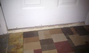 Sealing that gap requires a special type of weatherstripping or a combination of materials. Weatherstripping At Bottom Of Door Doityourself Com Community Forums