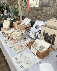 Market Set Up For Native Makers Summer Market At Ocean Studios Market Set Up Craft Fair Di Craft Market Display Craft Fair Display Table Craft Stall Display
