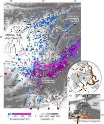 The Hindu Kush Slab Break Off As Revealed By Deep Structure And Crustal Deformation Nature Communications