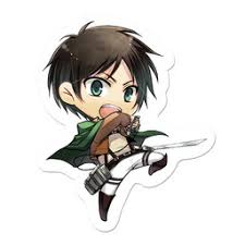 Selecting the correct version will make the shingeki no kyojin stickers wastickerapps app work better, faster, use less battery power. Shingeki No Kyojin Eren Yeager Diecut Sticker Doujin Goods Sticker Zeroshiki Myfigurecollection Net