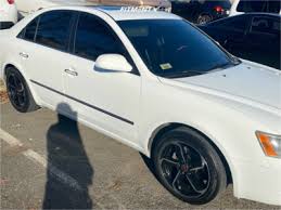 Maybe you would like to learn more about one of these? 2008 Hyundai Sonata Gls With 17x7 5 Revolution Racing Rr20 And Firestone 215x55 On Stock Suspension 1370845 Fitment Industries