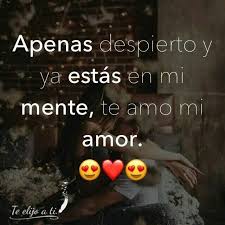 Al Dormir Y Al Dispertar Mi Amoooooor Estas En Mi Mente Y En Mi Corazon Mi Reyna Frases De Enamorados Frases De Amor Puro Imagenes De Amor