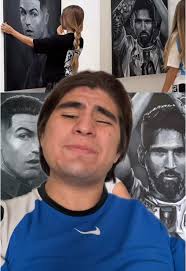 Las obras de arte de Luna Clark!! Ig.Soyguazo #luna #fyp #futboltiktok  #parati #messi #cristiano #arte #clark #futbolmundial #fyppppppp