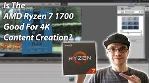 And while it's clear that the r7 1700 is considerably cheaper than. Amd Ryzen 7 1700 4k Video Editing Test Youtube