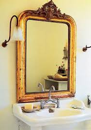 Atticmag Kitchens Bathrooms Interior Design Gold Mirror Bathroom Antique Gold Mirror Antique Mirror