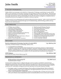 Use technical skills as a header. Free Resume Templates Information Technology Professional Resume Examples Good Resume Examples Security Resume