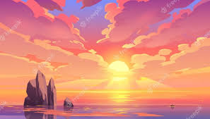 These free nature stock photos capture the beautiful world we live in. Free Vector Sunset Or Sunrise In Ocean Nature Landscape