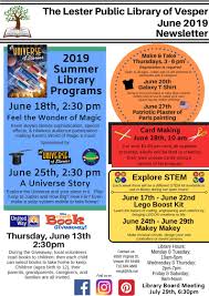 Printmaster prides itself on its ease of use and simple page layout tools, meaning that you will spend more time designing and less time trying to learn the software. June 2019 Newsletter Summer Library Program Make Take Card Making Exploring Stem Lester Public Library Of Vesper