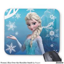 Frozen Elsa Over The Shoulder Smirk Mouse Pad Zazzle Com Elsa Frozen Disney Frozen Elsa Disney Frozen Gift