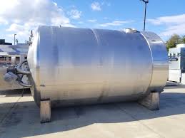 Cherry Burrell 6 000 Gallon Single Wall Vertical Mixing Tank